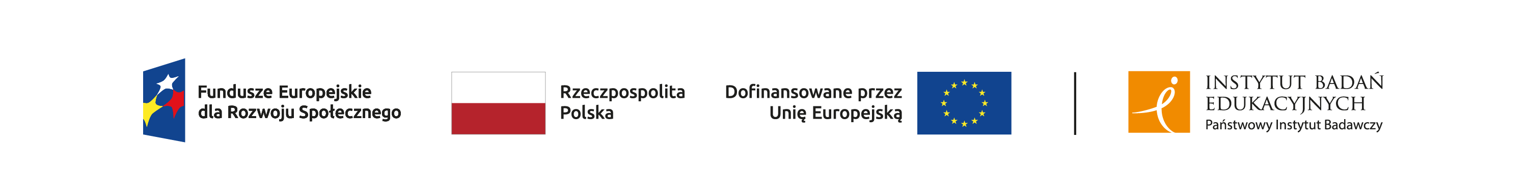 Logotypy od lewej: Fundusze Europejskie Wiedza Edukacja Rozwój, Rzeczypospolita Polska, Zintegrowany Rejestr Kwalifikacji, Unia Europejska Europejski Fundusz Społeczny